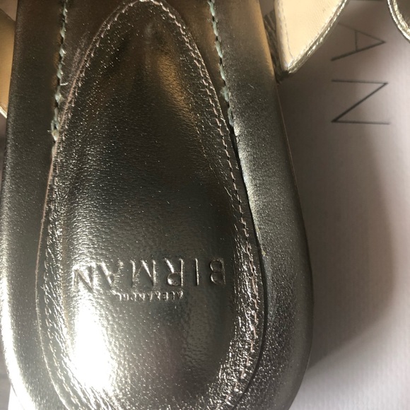 ALEXANDRE BIRMAN-AUTHENTIC NWTGold Leather Sandals - Picture 8 of 12